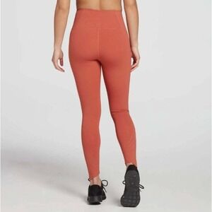 Calia Women's Power Sculpt Perforated High-Rise 7/8 Legging L 4HL245 Terra Cotta
